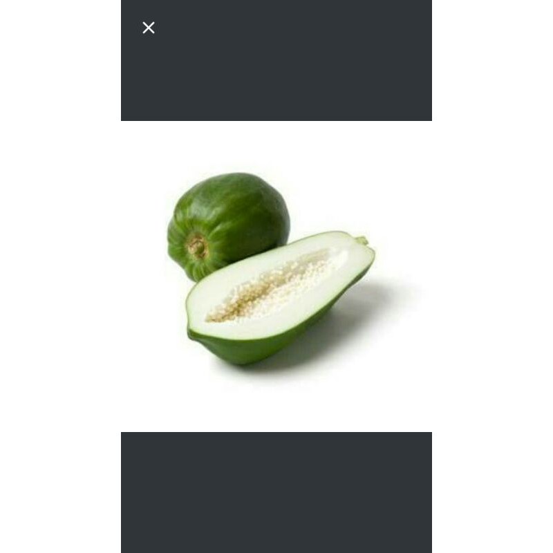 

buah pepaya muda sayur