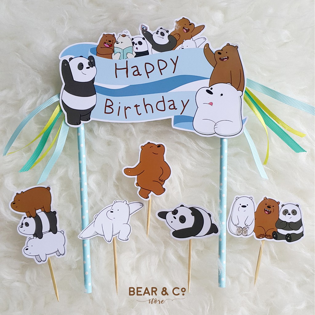 Featured image of post We Bare Bears Cake Topper I am loving my we bare bears cake art