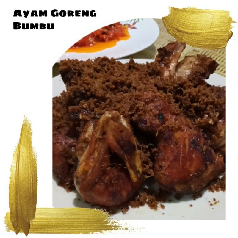 

Ayam Goreng Bumbu Bonus Sambal Ati Ampela