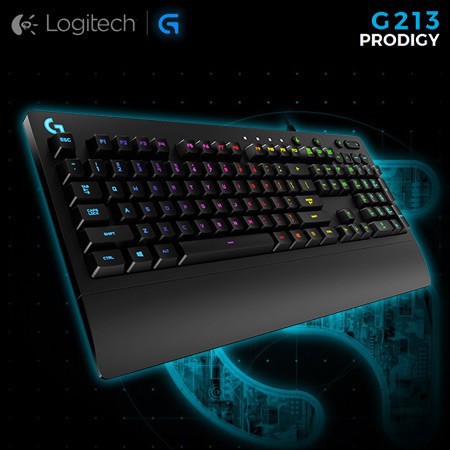 Logitech G213 Prodigy RGB Gaming Keyboard Original Garansi Resmi 2 Tahun