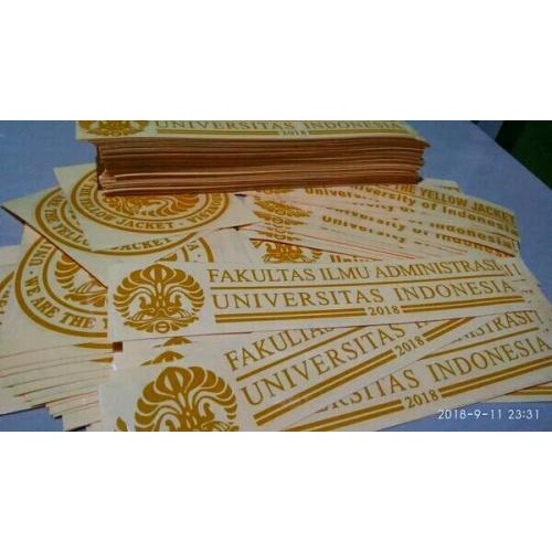 New Sticker Stiker UI Universitas Indonesia UI