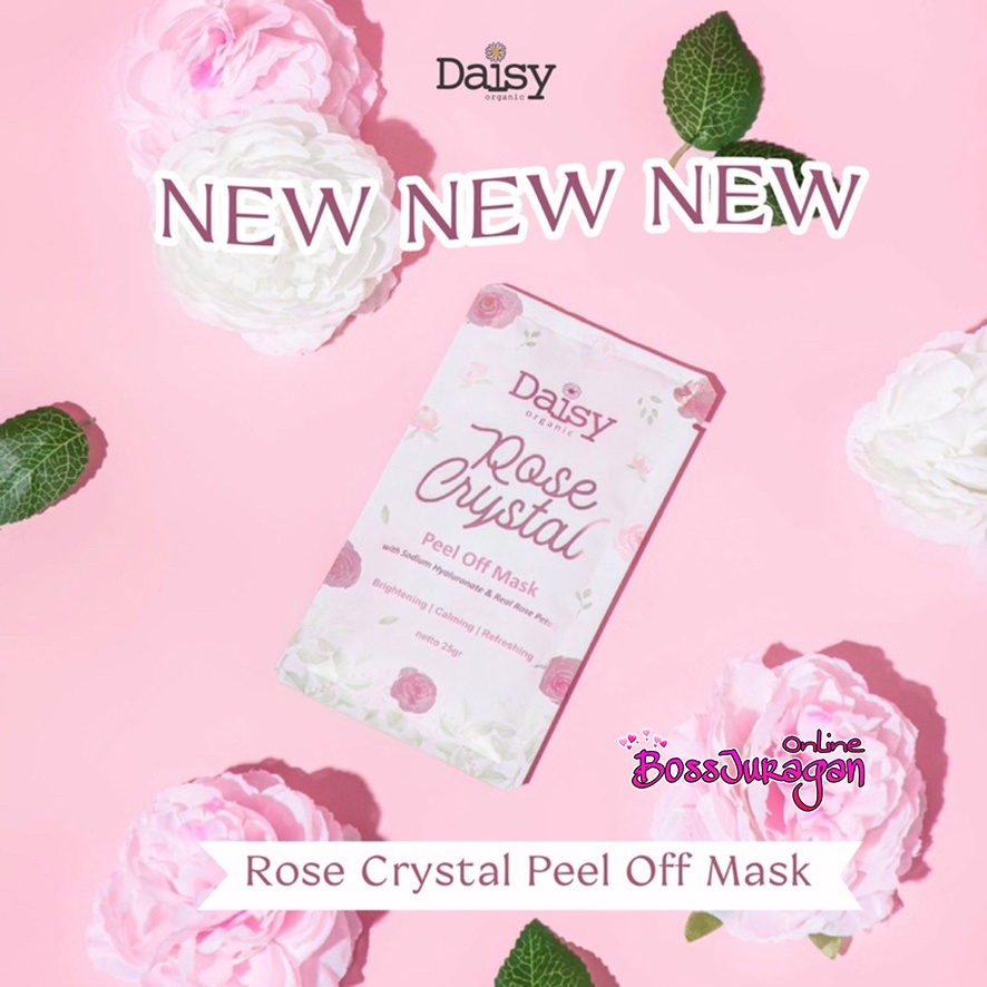 (BOSS) Daisy Rose Crystal Organic Peel off Mask 25gr