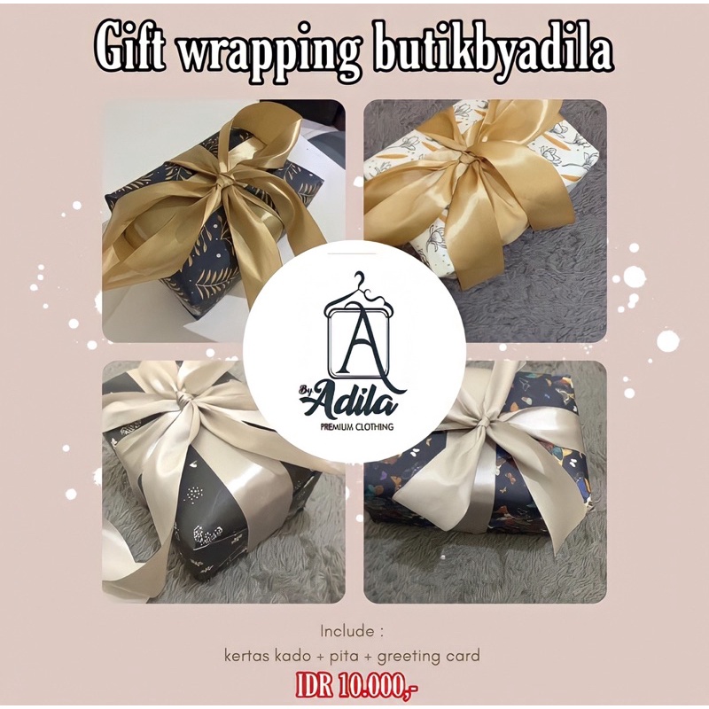 

Jasa gift wripping butikbyadila