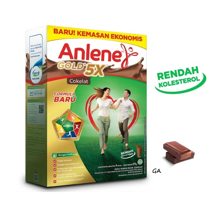 

Anlene Gold 5x Cokelat 175 gr | Susu Bubuk