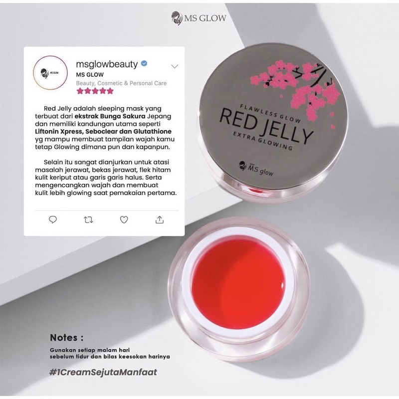 RED JELLY MSGLOW