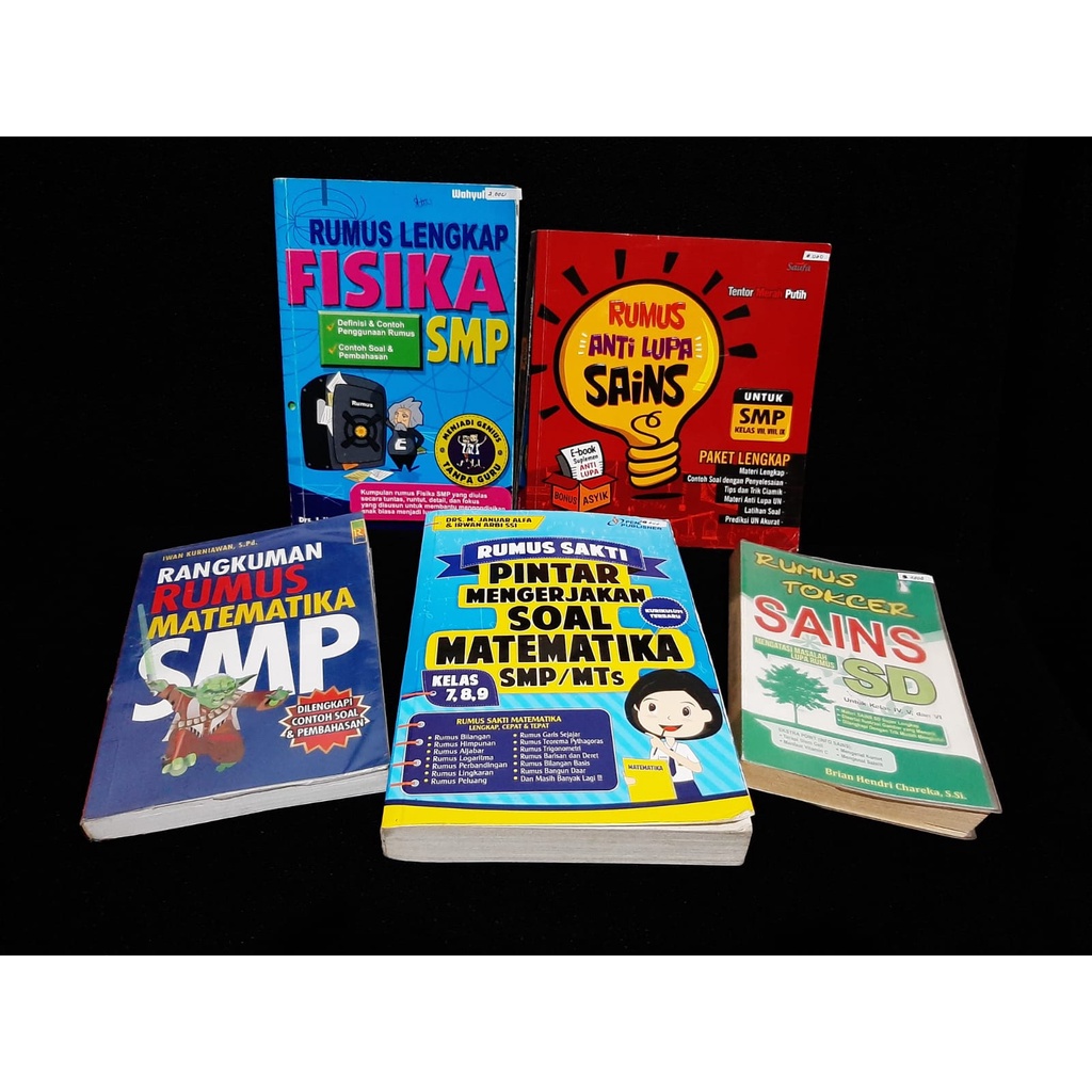 Jual Preloved Rumus Matematika Fisika Dan Sains Smp Dan Sd Indonesia Shopee Indonesia