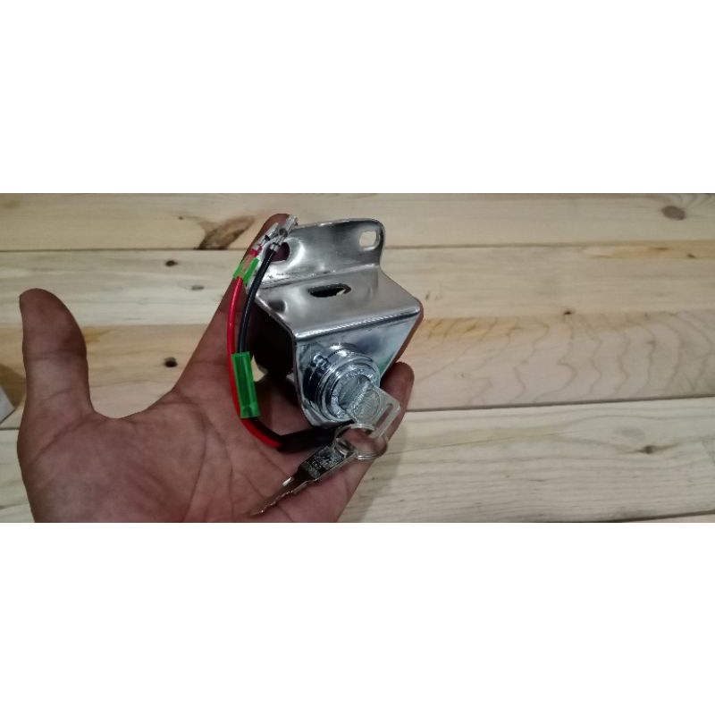 kontak cb kunci kontak cb kontak cb kabel 2 impor set dudukan L crom