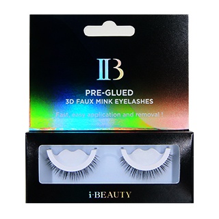 PRE GLUE 3D Faux Mink Eyelash Extension Bulumata IB