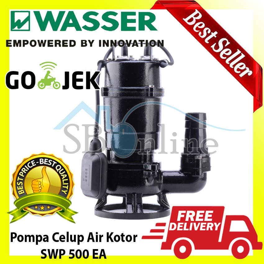 Pompa Celup Air Kotor Wasser SWP-500 EA Original Garansi Resmi