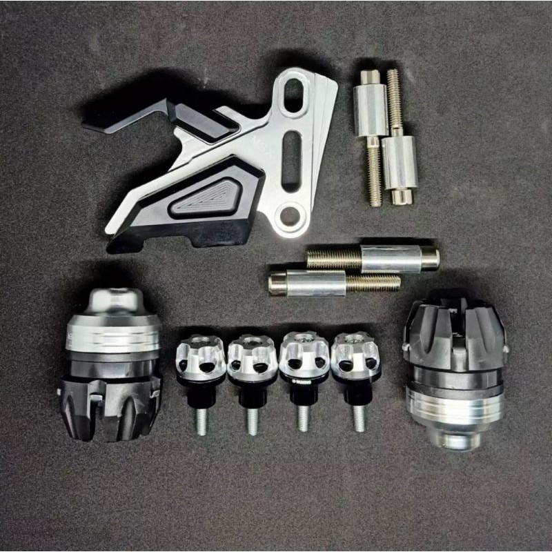 PAKET 4 ITEM VARIASI ACC CNC NMAX XMAX AEROX 155 VIXION OLD/NEW MXKING R15 BYSON DLL