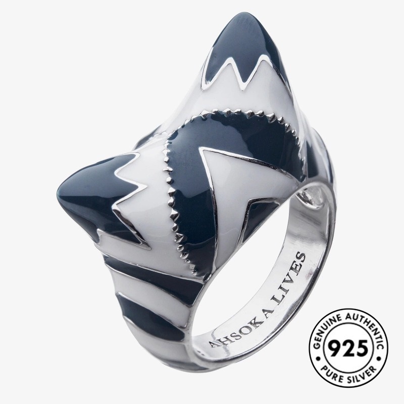 Cincin Kepribadian Sederhana Bahan S925 Silver Desain Star Wars