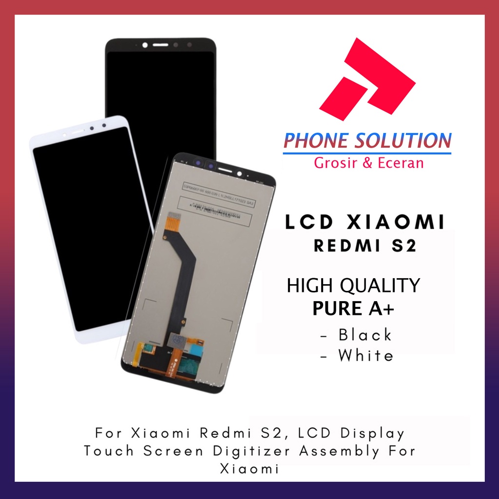 LCD Xiaomi Redmi S2 Fullset Touchscreen // Supplier LCD Xiaomi - Garansi 1 Bulan