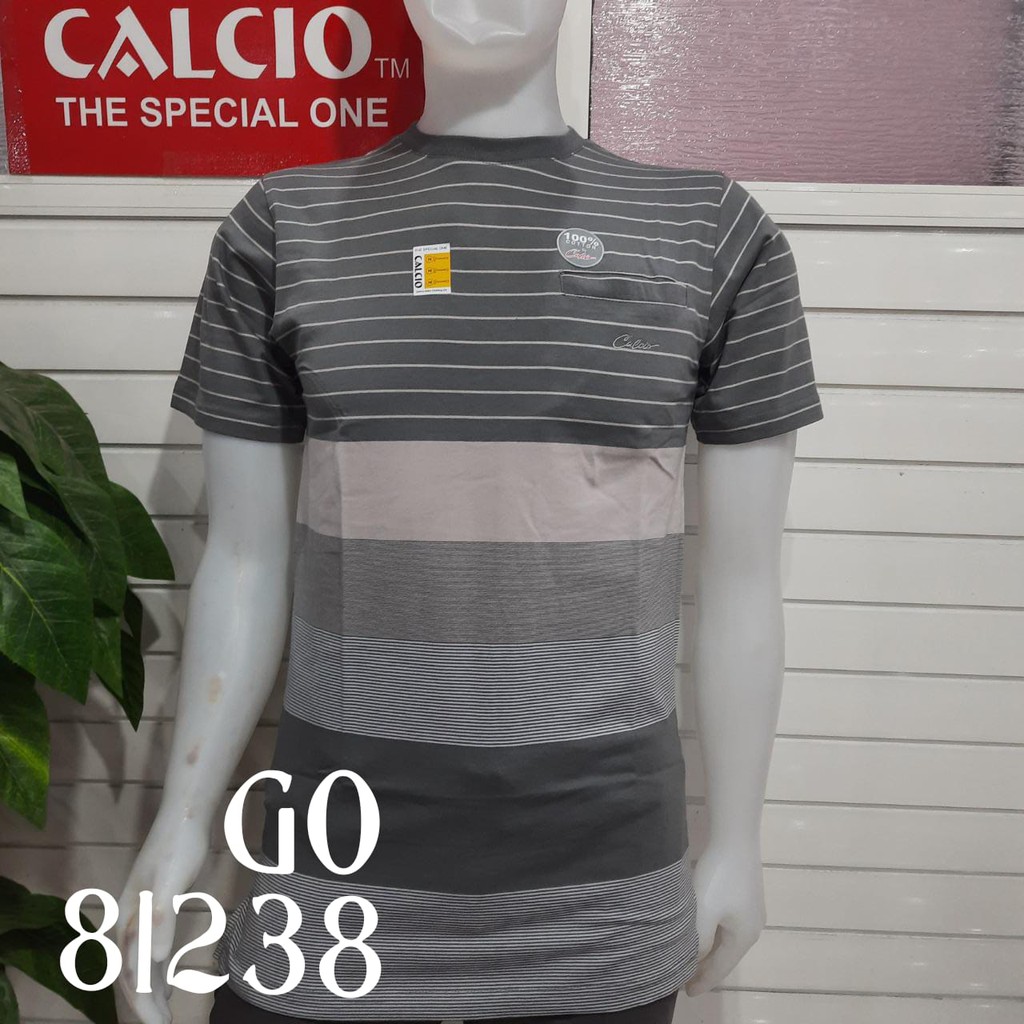 gos CALCIO KAOS OBLONG SAKU Atasan Baju Pria Branded Original Calcio OB1