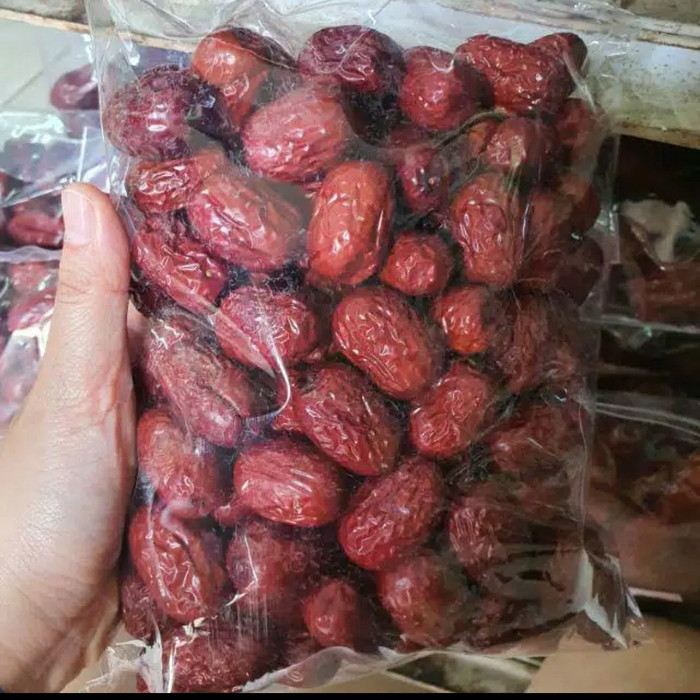 PROMO SPESIAL - RED DRIED DATES / KURMA / ANGCOU / HONGZHAO / ANGCO 500GRAM