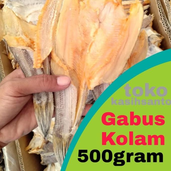 

Ikan Asin Gabus Kolam-500Gram