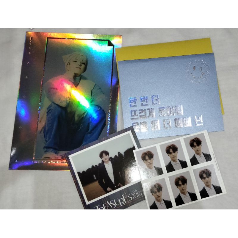 [READY] FILE FOLDER ASAHI , LYRICS CARD TREASURE , DOYOUNG WELCOL SET