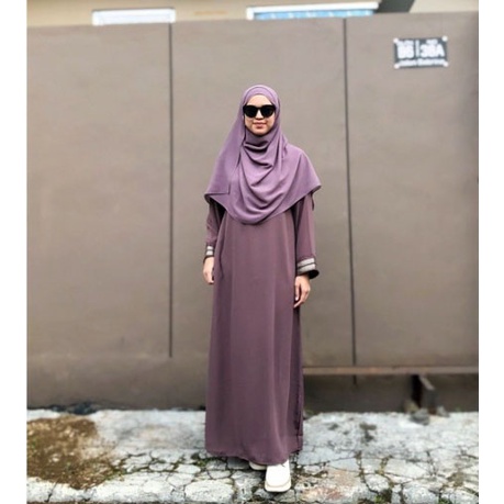 MEDINA ABAYA  BASIC bahan moscrepe