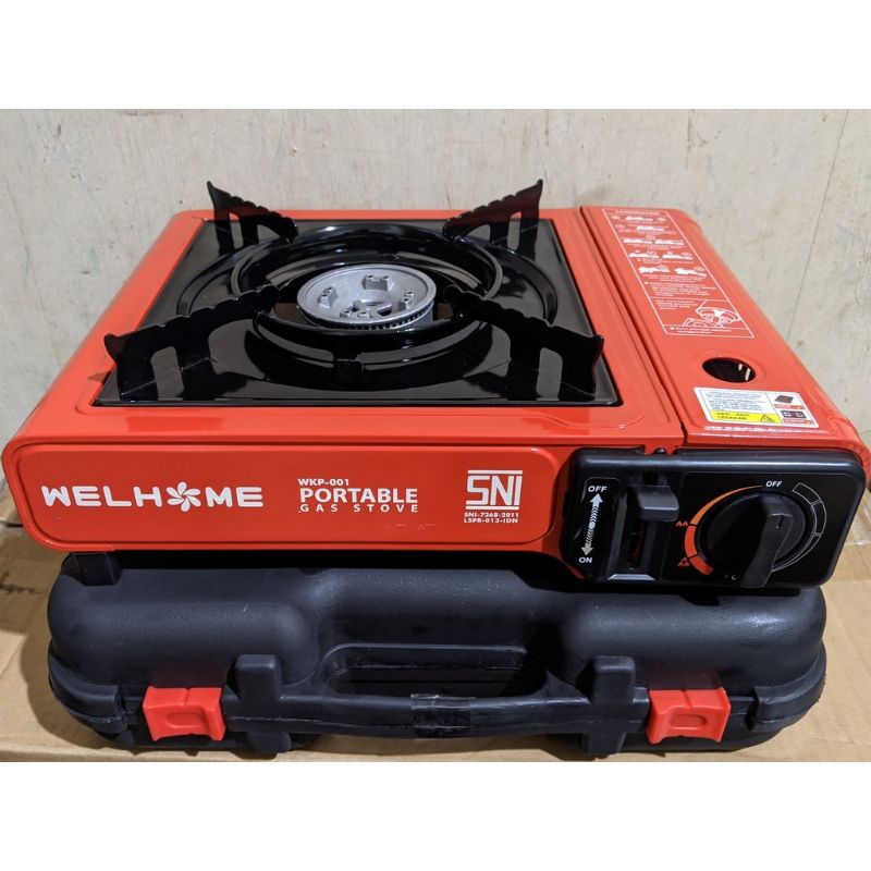 Kompor Gas Portable WELHOME 2 In 1