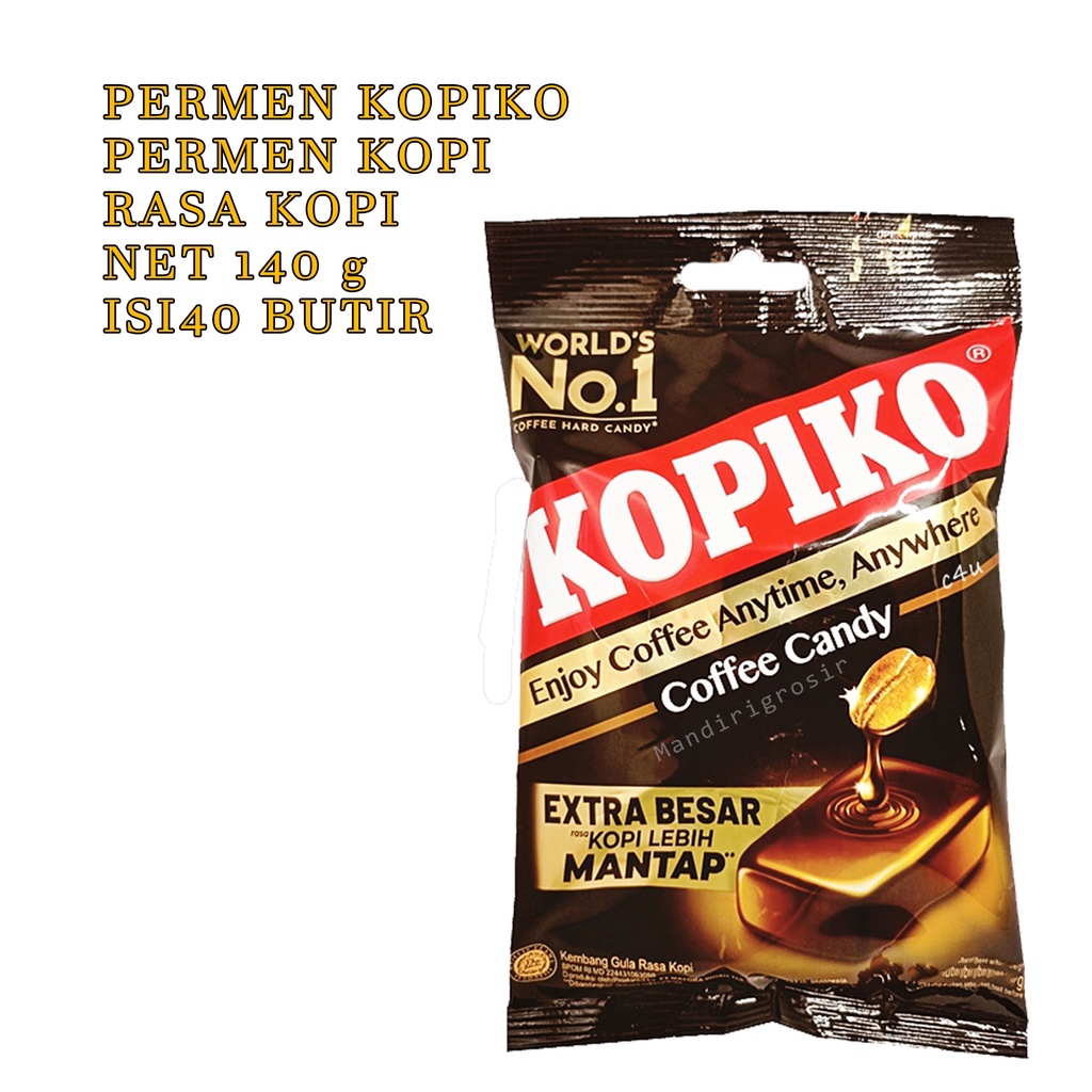 KOPIKO * PERMEN KOPIKO * RASA KOPI * PERMEN KOPI  * 105 g