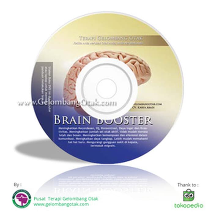 Promo Cd Terapi Gelombang Otak untuk Kecerdasan - Brain Booster