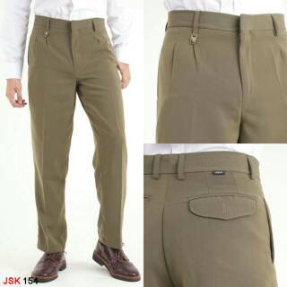  Celana  Panjang Pria  Kantoran Kerja Bahan Katun  Formal  
