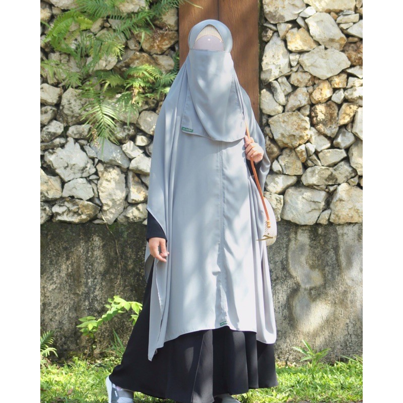 Khadijah Indonesia | Khimar Mina | Non Pad | Free Cadar Tali