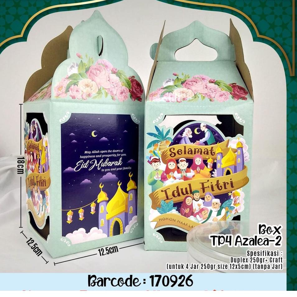 

Ready GD6NE BOX LEBARAN AZALEA / Dus Lebaran Idul Fitri Ramadhan 83 Model Terkini
