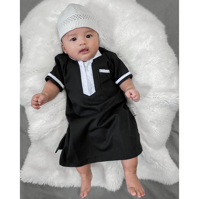 Baju Koko Gamis Jubah  Bayi Gamis Jubah Bayi panjang dengan model yang Lucu dipakai Untuk bayi