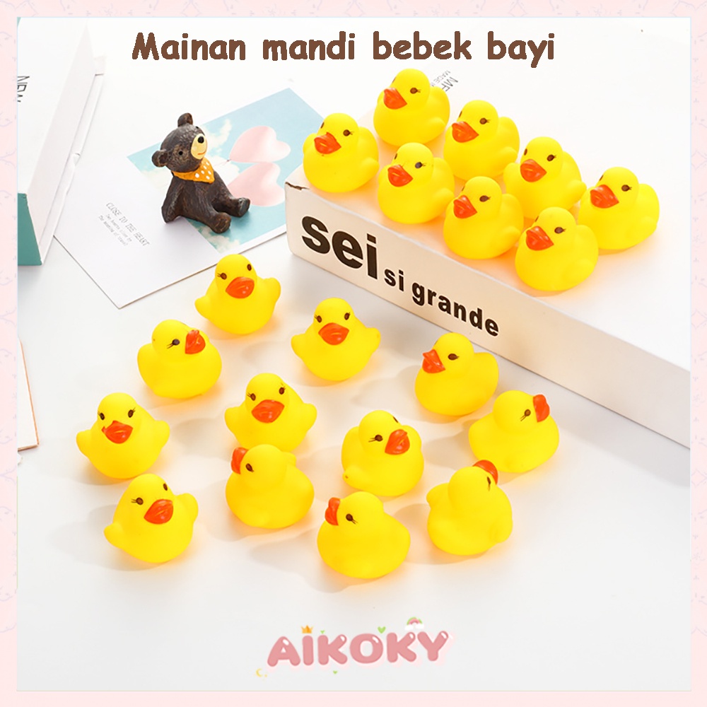 Aikoky Mainan mandi bayi/Mainan mandi bebek yang terdengar