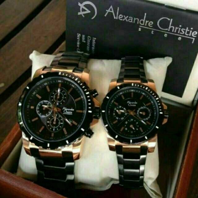 READY JAM TANGAN ALEXANDER CHRISTIE COUPLE ORIGINAL AC 6141
