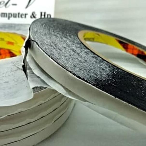 

»SEGERA BELI» Double Tape 3M Black Hitam 8mm 0.8mm / Lem Lcd Touchscreen / Lem 3M *y.