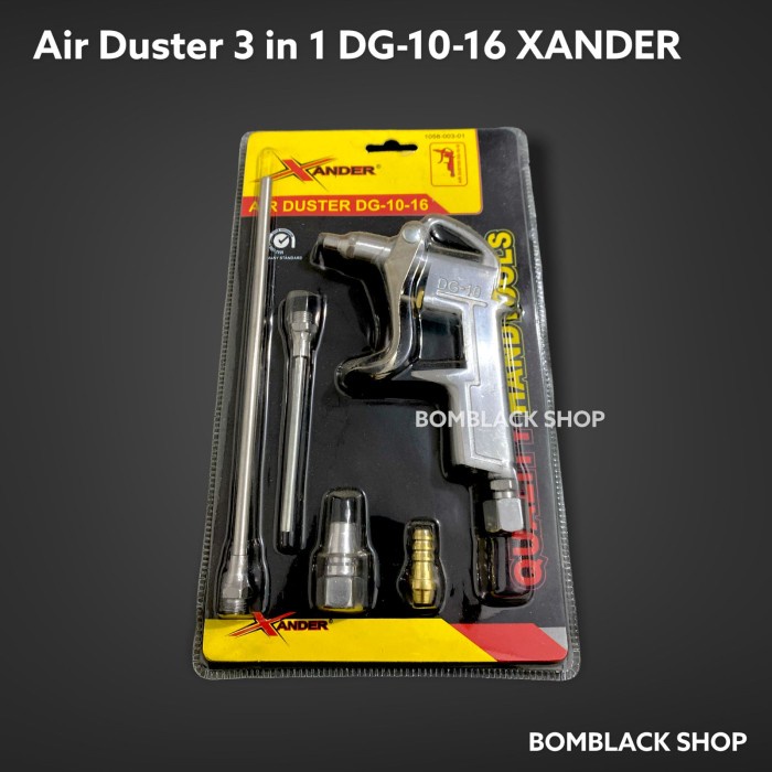 XANDER Air Duster 3 in 1 Semprotan Angin Kompresor Coupler Nipple