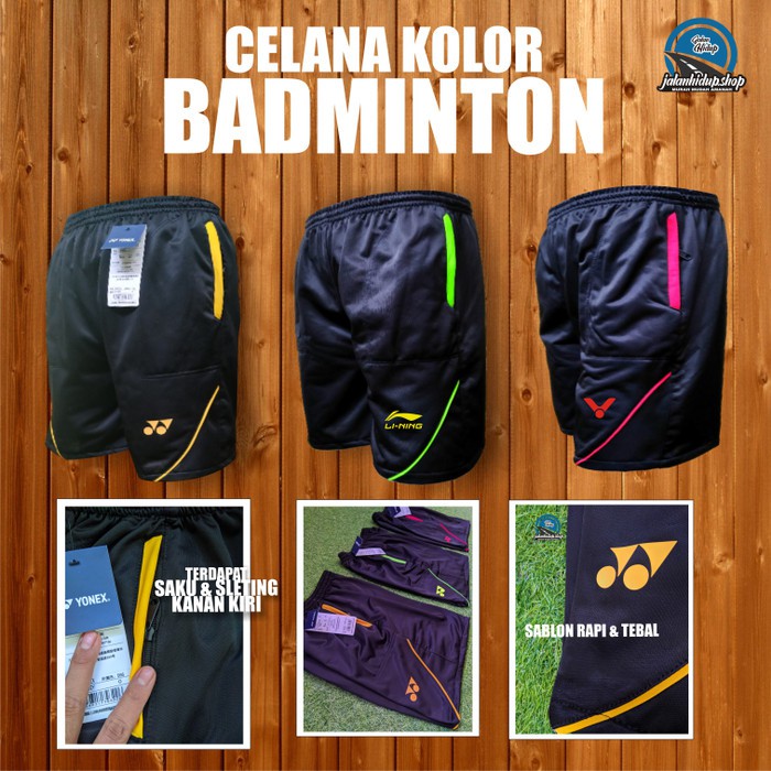 Unik CELANA KOLOR OLAHRAGA YONEX BADBINTON BULUTANGKIS SPORT MURAH - YONEX L fit XL, STABILO terbaik