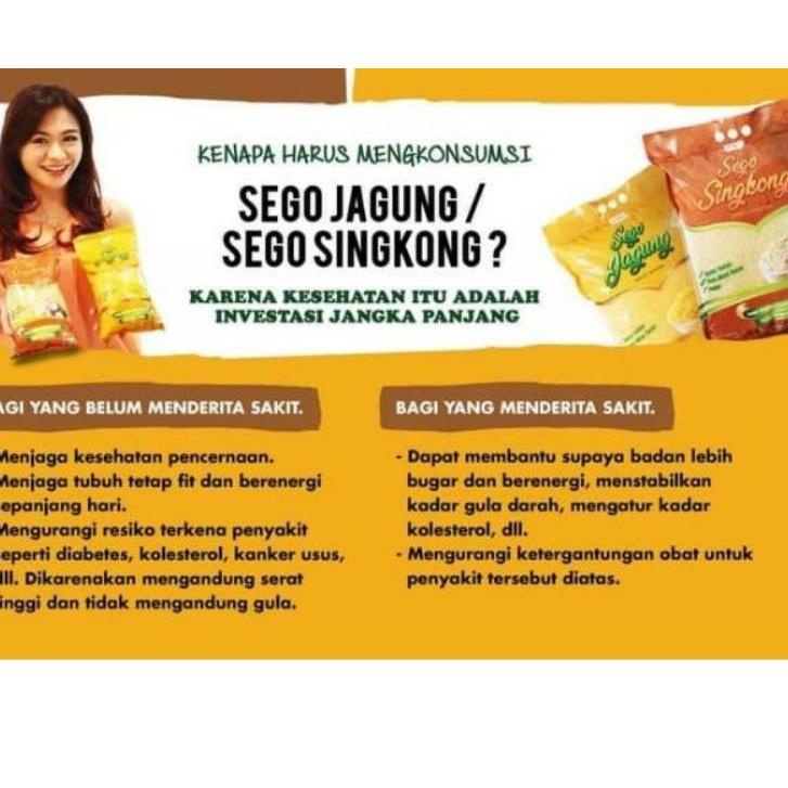 

Stock baru--Sego JAGUNG Beras Jagung Best Seller!!!