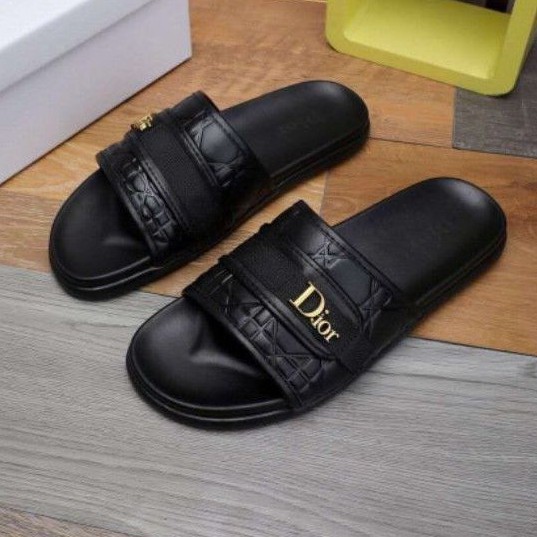 sandal pria slide mirror sendal flat selop cowok type lv 0034-3 slippers