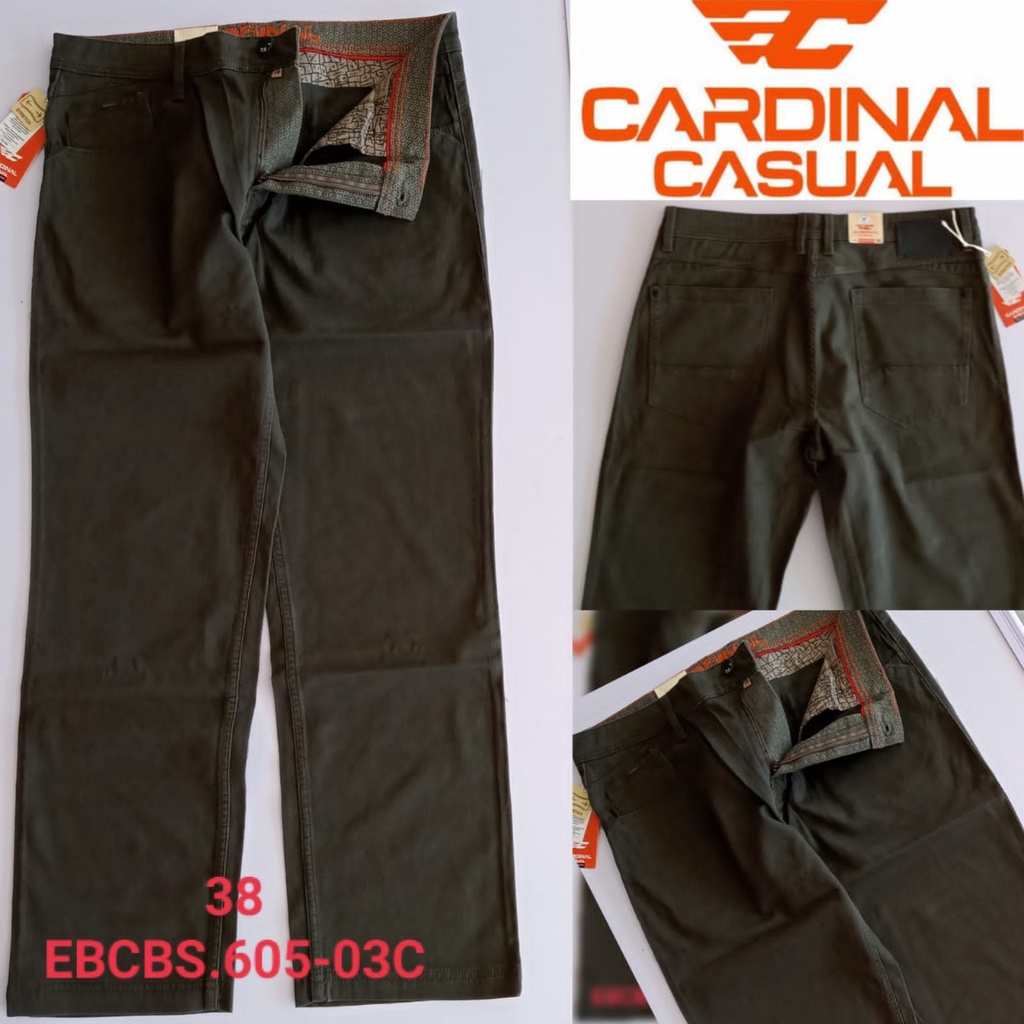 gof 37-38 2 PKT CARDINAL CASUAL CELANA POCKETS PANJANG Celana Chino Pria Fashion Laki Brand KekinianV