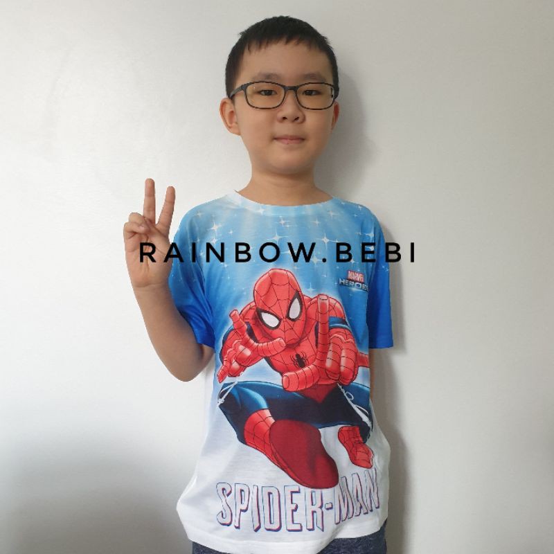 Kaos Anak Karakter Jumbo Superhero size 16 18 20