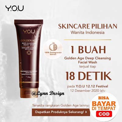 YOU Golden Age Serum Facial Wash Day Cream Night Cream