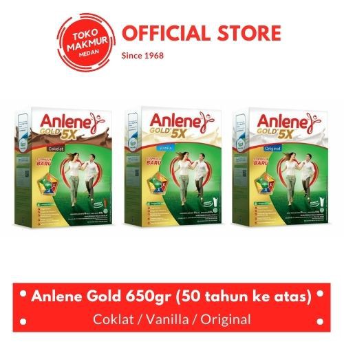 

ANLENE GOLD 600 GR ( USIA 50 TAHUN KE ATAS )