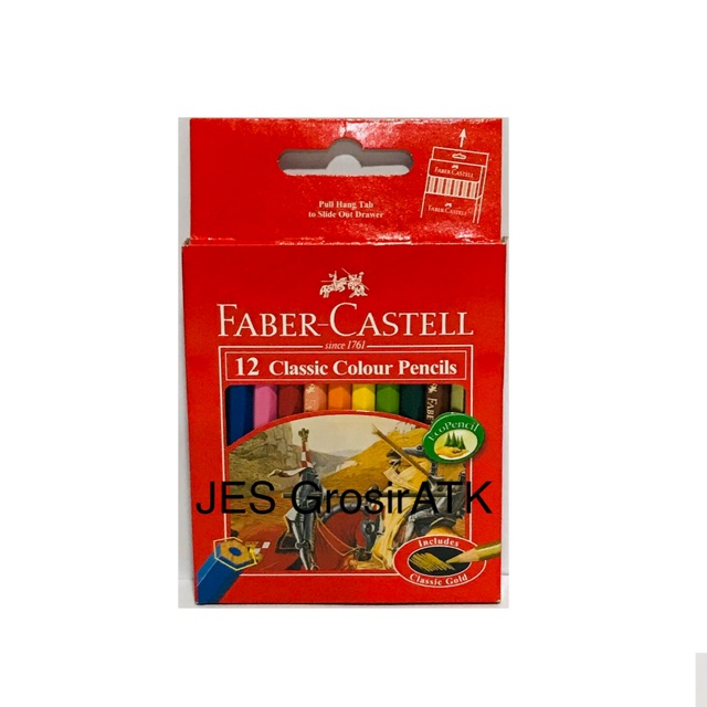 

Pensil Warna Faber Castell CLASSIC 12 PENDEK [set]