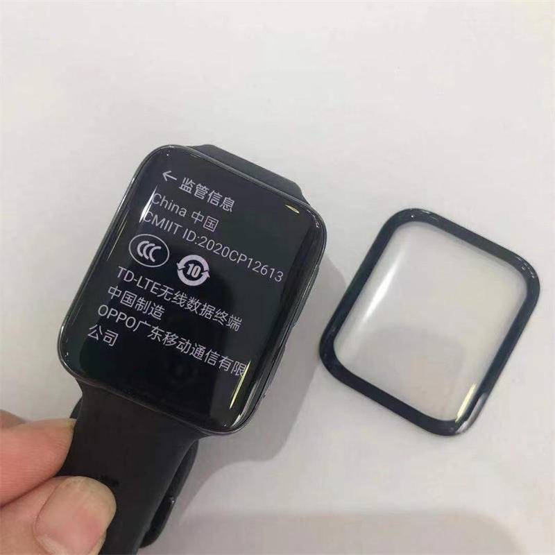 Pelindung Layar Tempered Glass 9d Bening Transparan 42mm / 46mm Untuk Oppo Watch 2