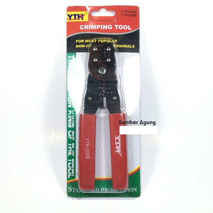 Tang Crimping Crimper YTH202B YTH Untuk Insulated Terminal Krimping