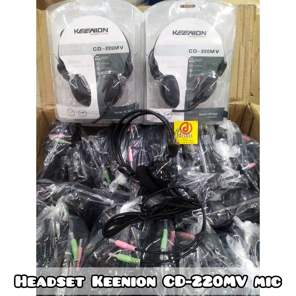 HEADSET KEENION CD-220MV HEADPHONE PC - DISASS JOGJA