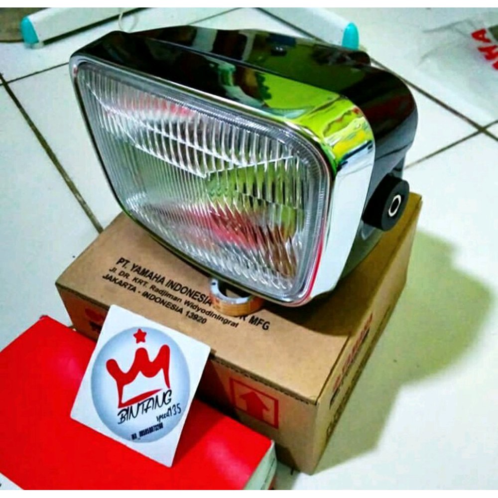 REFLEKTOR LAMPU DEPAN RX KING NEW OVAL ORIGINAL KOMPLIT | Shopee Indonesia