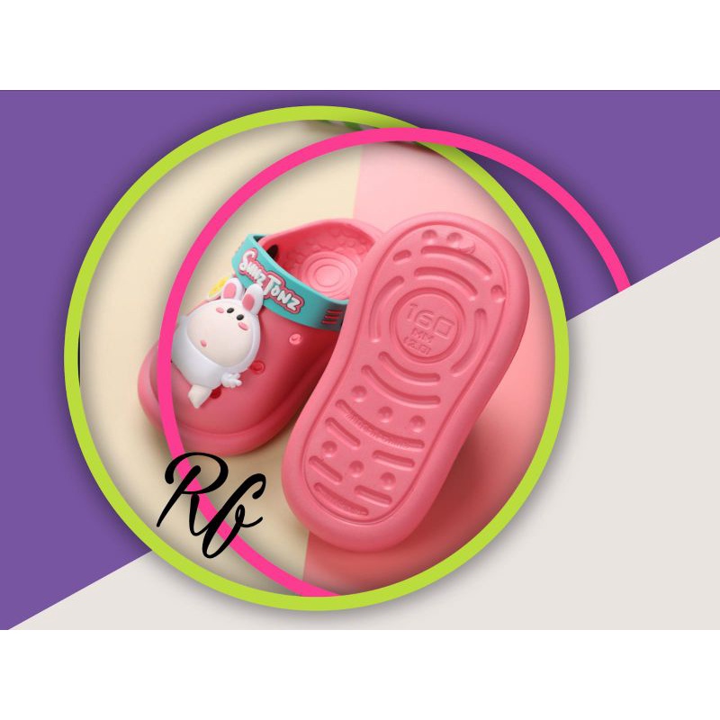 Sandal Import anak Kartun Karakter Kelinci wortel Import High Quality RF