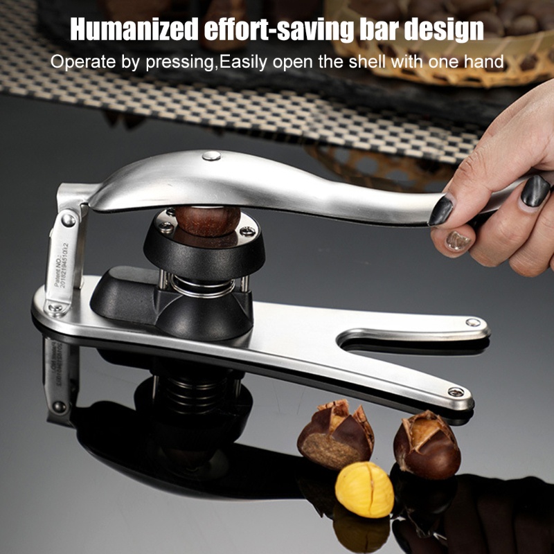 Alat Pembuka Kacang Kenari Chestnut Anti Karat Tahan Air Untuk Dapur