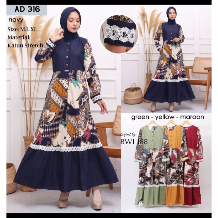 Gamis Batik BWI188