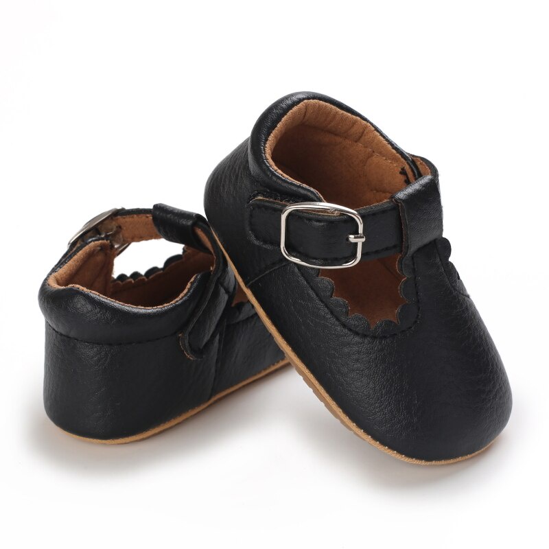 Sepatu Bayi Prewalker Perempuan Umur 0 - 12 Bulan Sepatu Casual Anak Bayi Perempuan Baby Prewaker Shoes Cewek Murah Umur 0 - 14 Bulan, umur 1 Tahun 0 - 6 Bulan Hitam AK 14