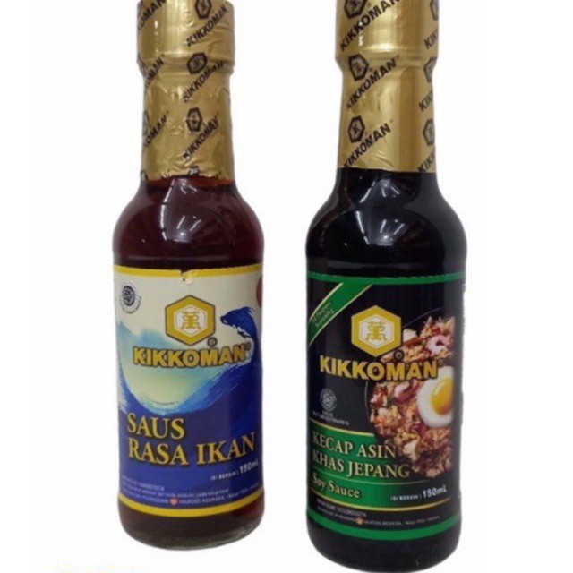 Kikkoman Saus dan Kecap Asin 150ml