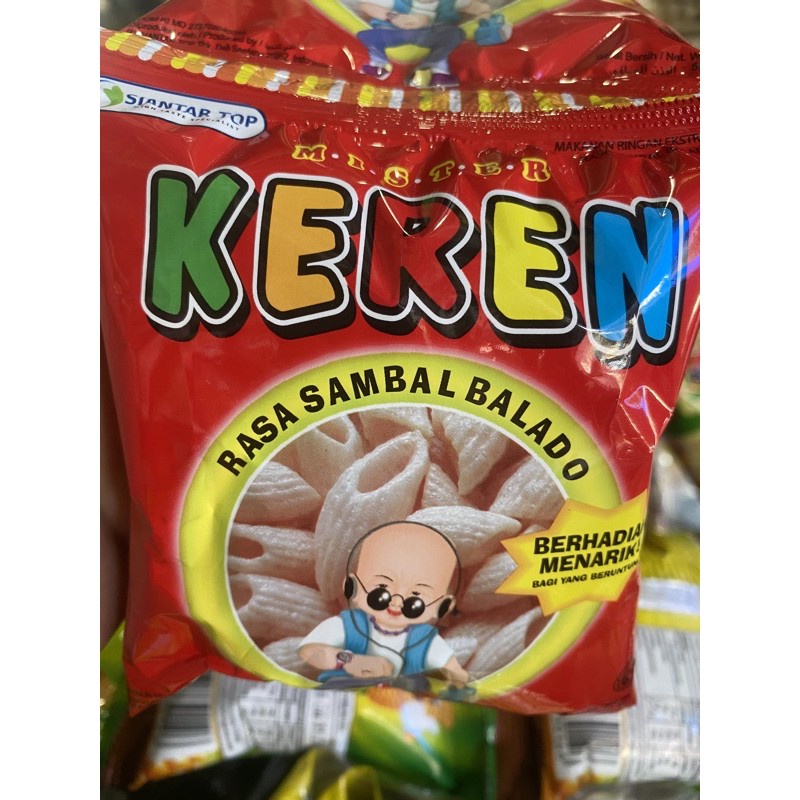 

Snack Jadul Snack Keren Botak Snack Mister Keren isi 10pcs